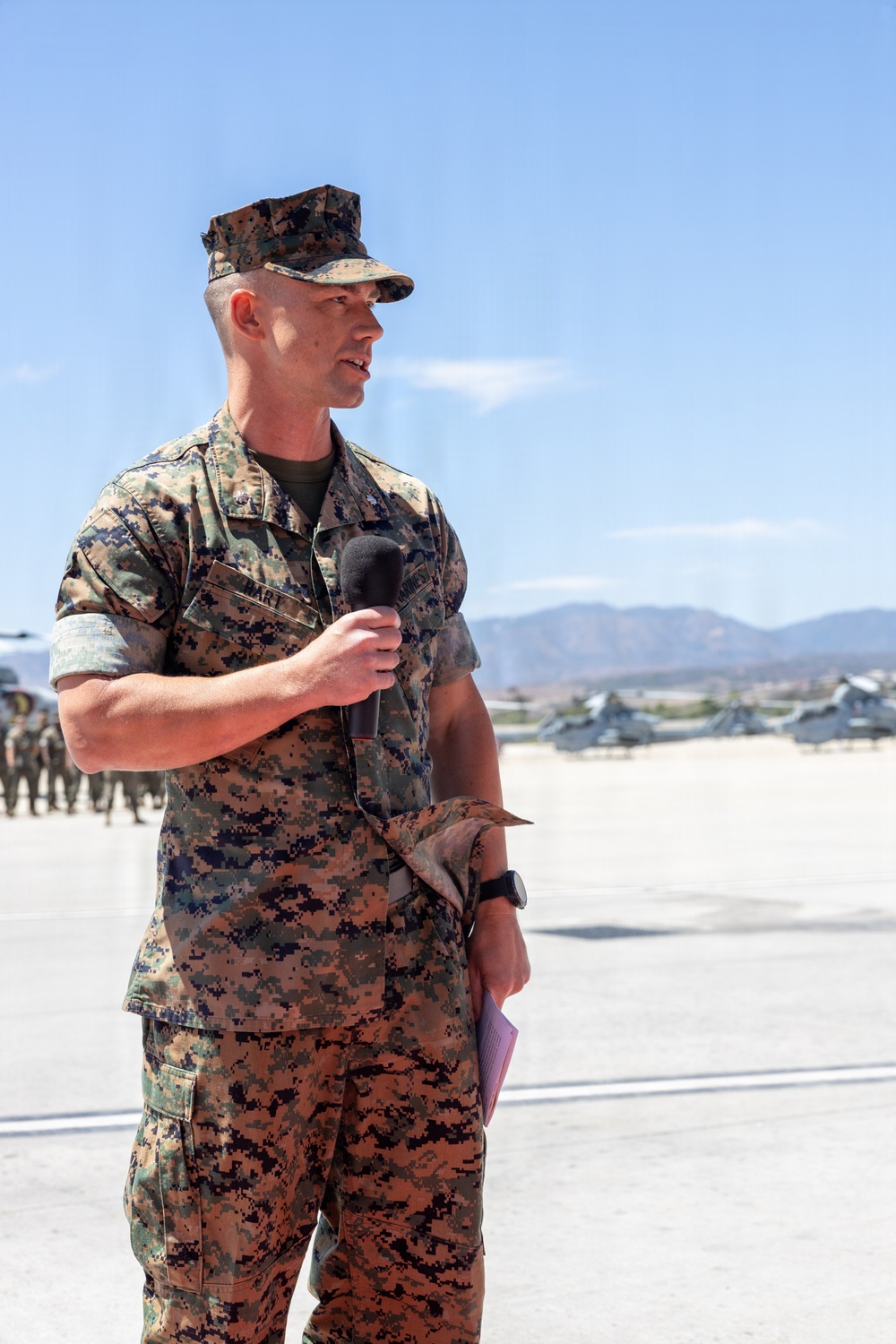 HMLA-369 Change of Command Ceremony