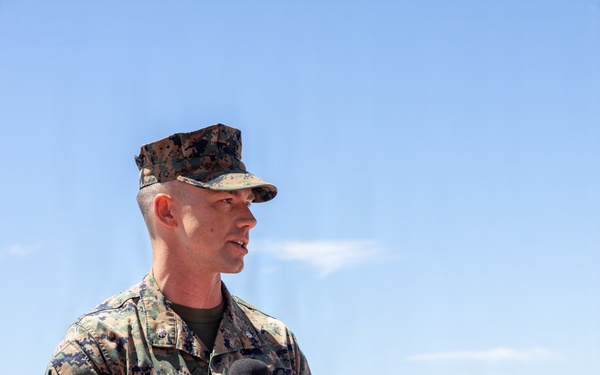 HMLA-369 Change of Command Ceremony