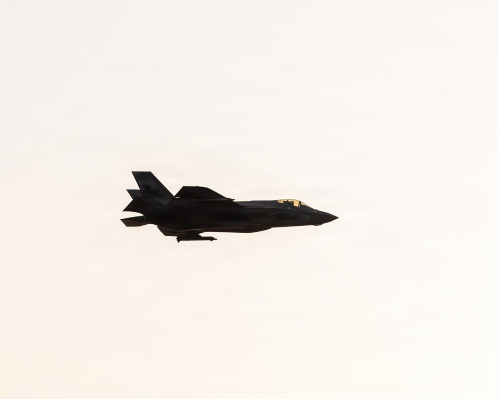 F-35C Executes Flyover