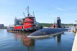 USS Albany (SSN 753) Goes Underway After Maintenance Period