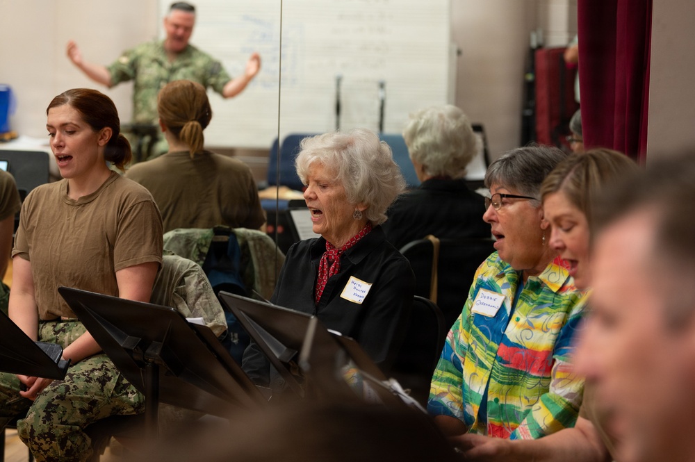 US Navy Band Hosts Alumni Day