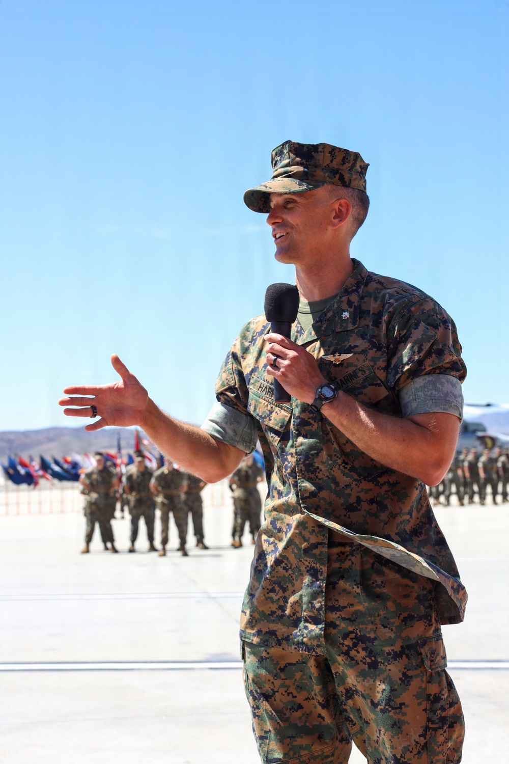 HMLA-369 Change of Command Ceremony