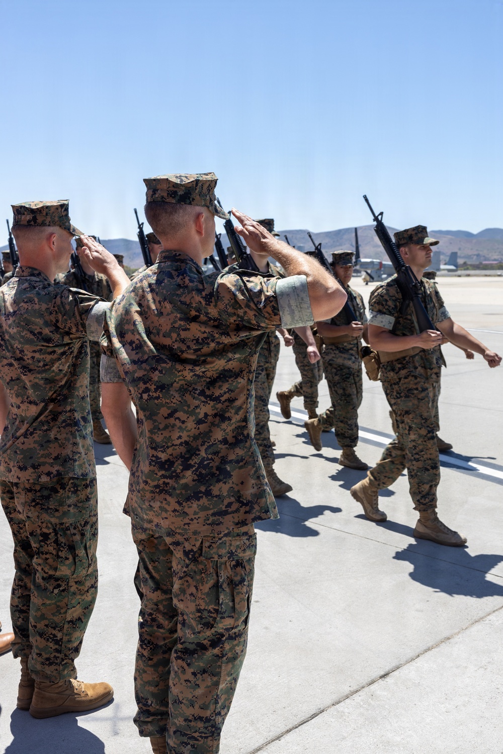 HMLA-369 Change of Command Ceremony