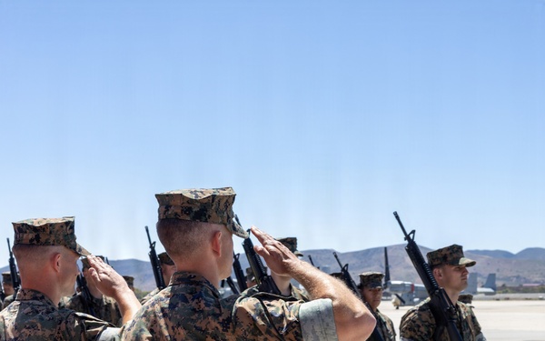 HMLA-369 Change of Command Ceremony