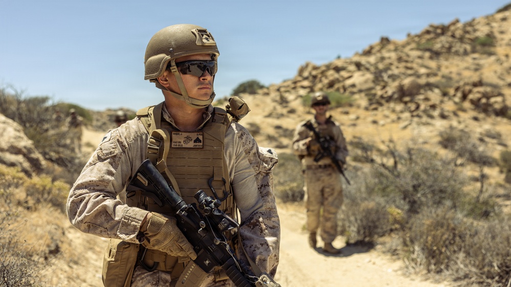 FOR PUBLISH: JTF-SB Marines Conduct Patrol Base Operations in El Centro Sector