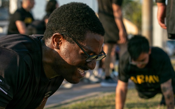 207th Military Intelligence Brigade (Theater) conducts historical World War II Army Ground Forces physical fitness test