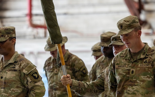 JTF-SB Soldiers conduct Transfer of Authority ceremony