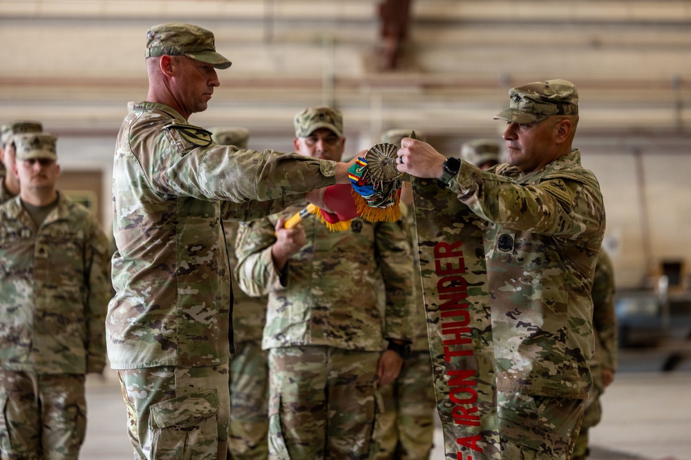 JTF-SB Soldiers conduct Transfer of Authority ceremony