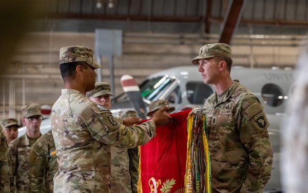 JTF-SB Soldiers conduct Transfer of Authority ceremony