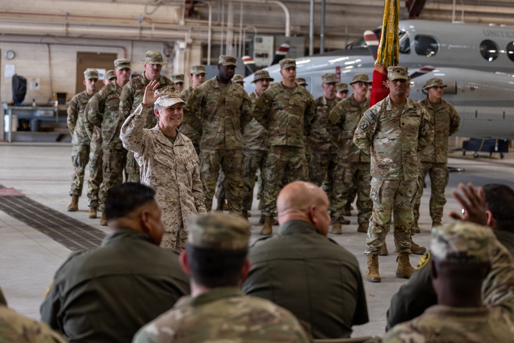 JTF-SB Soldiers conduct Transfer of Authority ceremony