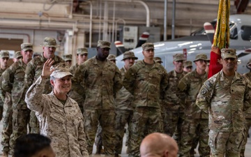 JTF-SB Soldiers conduct Transfer of Authority ceremony