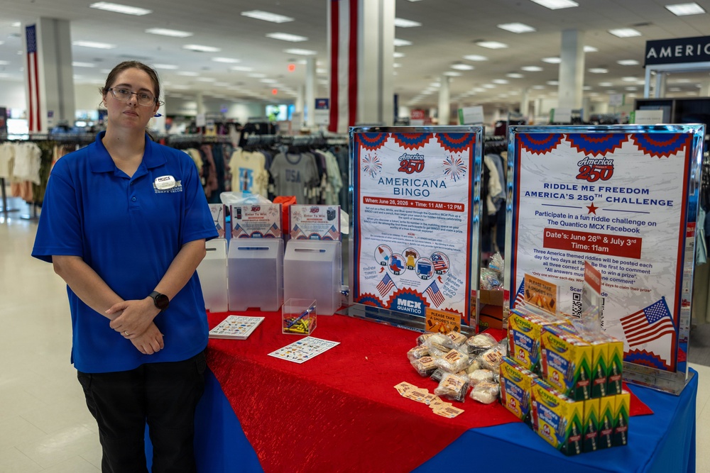 Marine Corps Exchange Quantico celebrates America 250