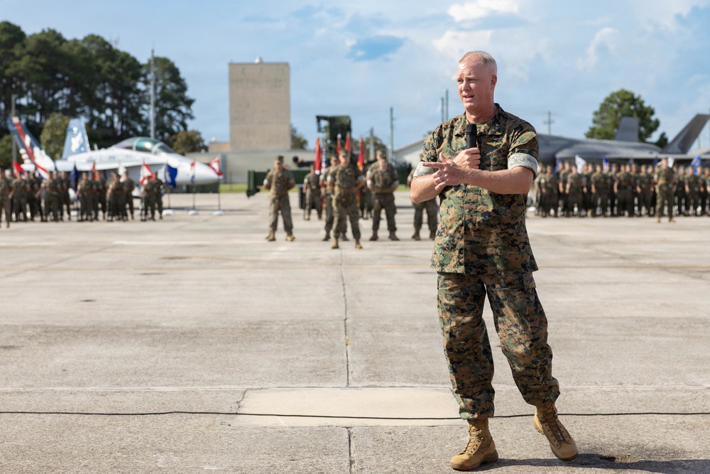 MAG-31 Change of Command Ceremony