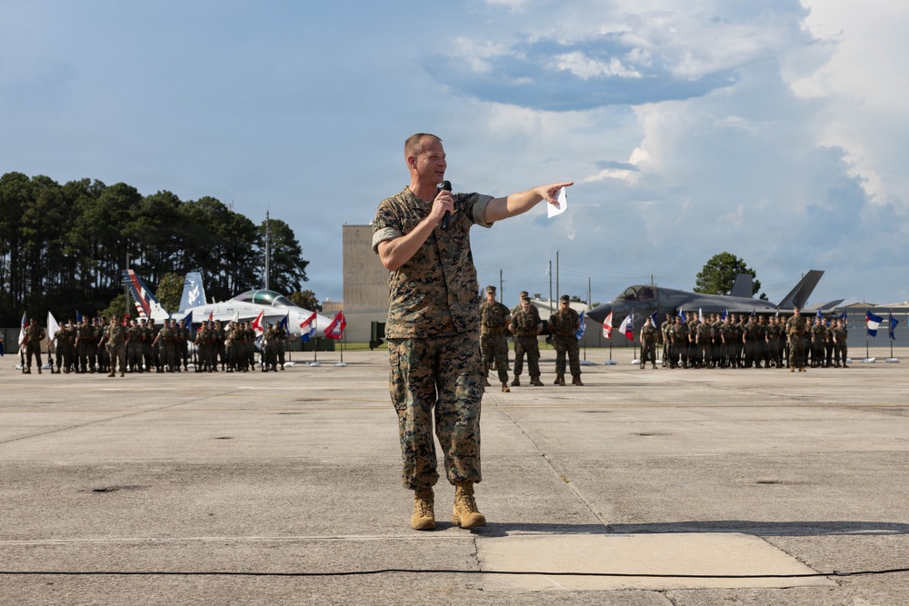 MAG-31 Change of Command Ceremony
