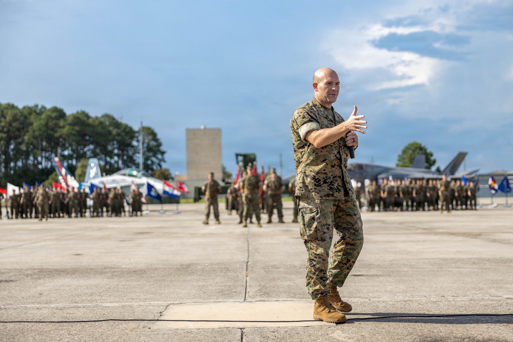 MAG-31 Change of Command Ceremony