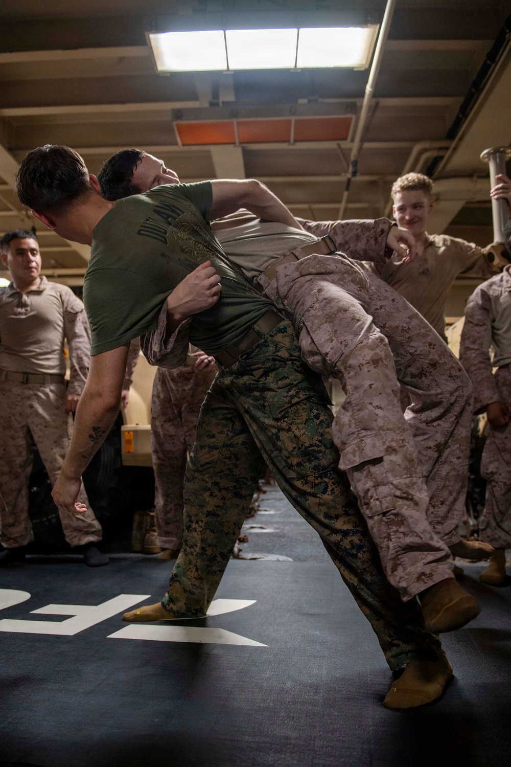 U.S. Marines Conduct MCMAP Training Aboard USS Boxer