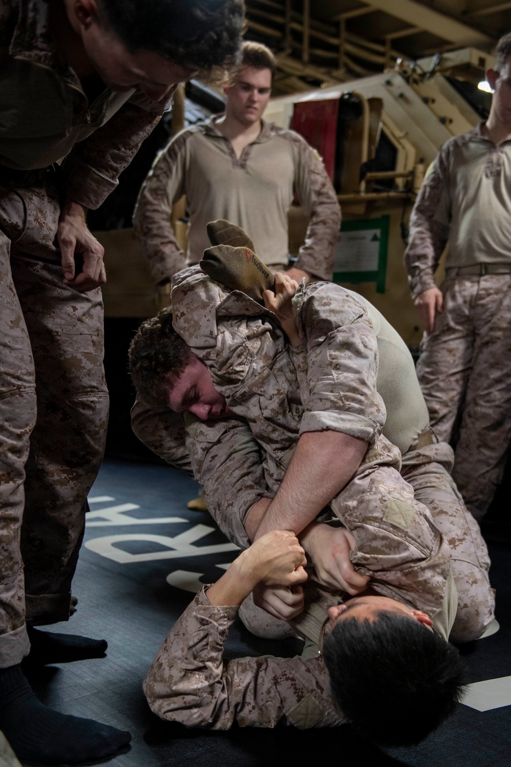 U.S. Marines Conduct MCMAP Training Aboard USS Boxer