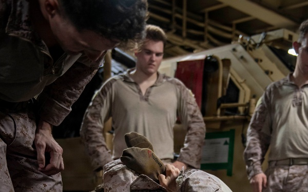 U.S. Marines Conduct MCMAP Training Aboard USS Boxer