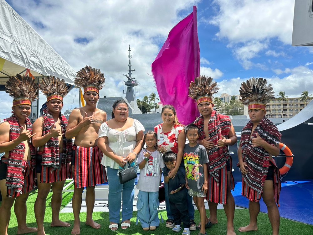 PCG opens BRP Gabriela Silang to Filipino community, uniformed personnel, and retirees in Hawaii during RIMPAC 2026