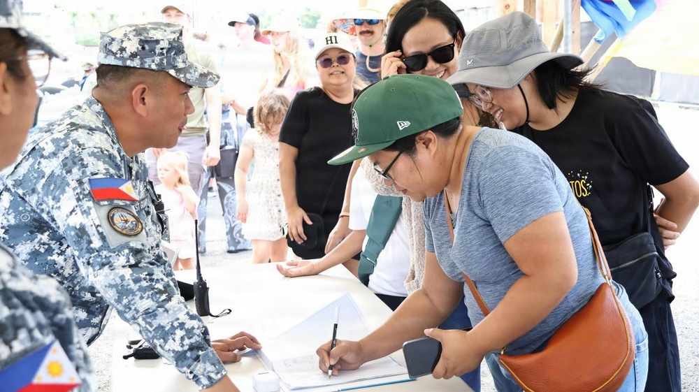 PCG opens BRP Gabriela Silang to Filipino community, uniformed personnel, and retirees in Hawaii during RIMPAC 2026