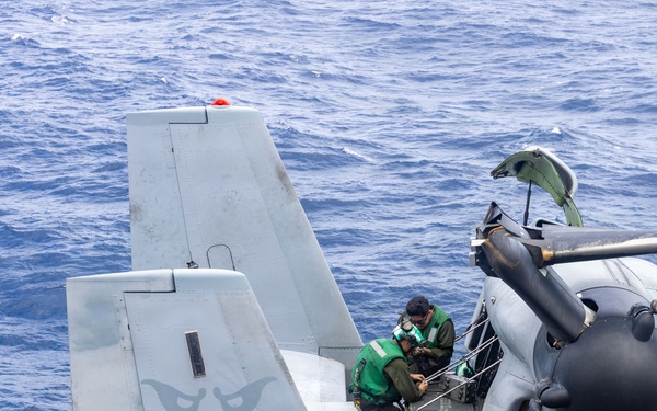 Boxer Sailors, 11th MEU Marines Conduct Daily Operations