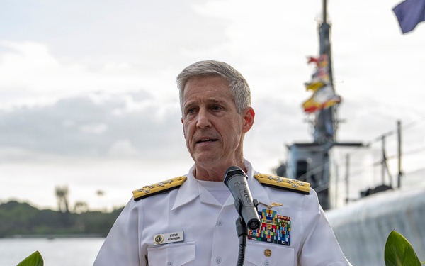 Commander, U.S. Pacific Fleet, delivers remarks at Exercise Rim of the Pacific 2026 Opening Reception