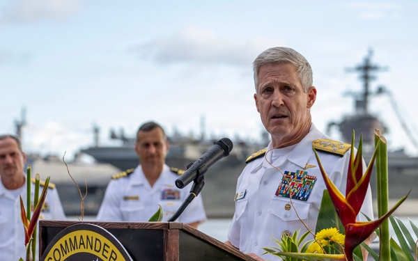 Commander, U.S. Pacific Fleet, delivers remarks at Exercise Rim of the Pacific 2026 Opening Reception