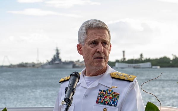 Commander, U.S. Pacific Fleet, delivers remarks at Exercise Rim of the Pacific 2026 Opening Reception