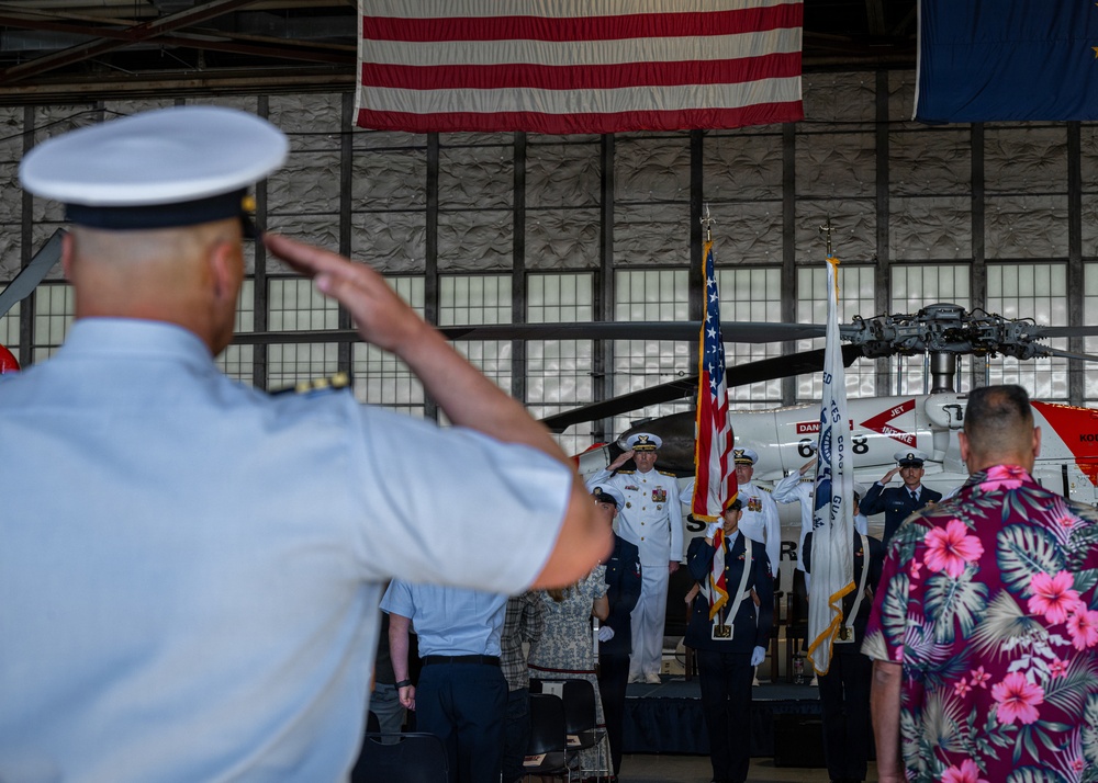 Coast Guard Air Station Kodiak holds change of command ceremony