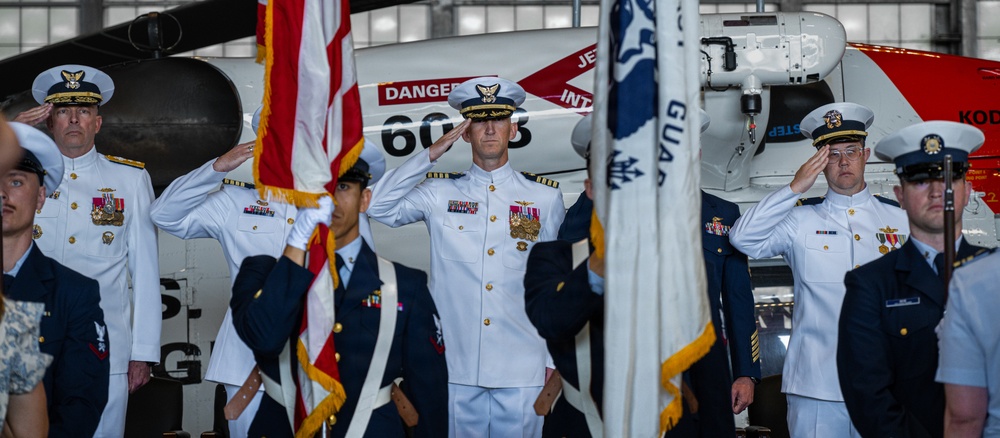 Coast Guard Air Station Kodiak holds change of command ceremony