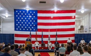 Operational Test and Evaluation Force hold Change of Office Ceremony