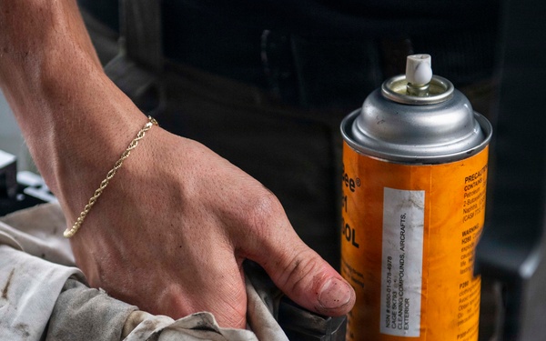 HSC 21 Sailors Perform Weapons Maintenance, Preservation Aboard USS Boxer