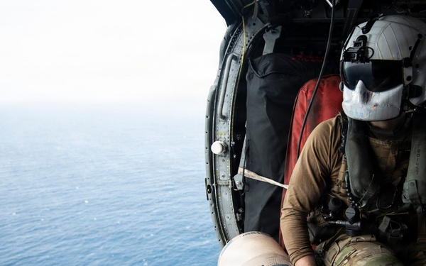 USS Boxer, HSC 21 Sailors Deploy Oceanographic Profiling Float