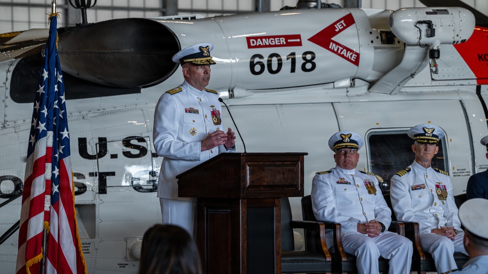 Coast Guard Air Station Kodiak holds change of command ceremony