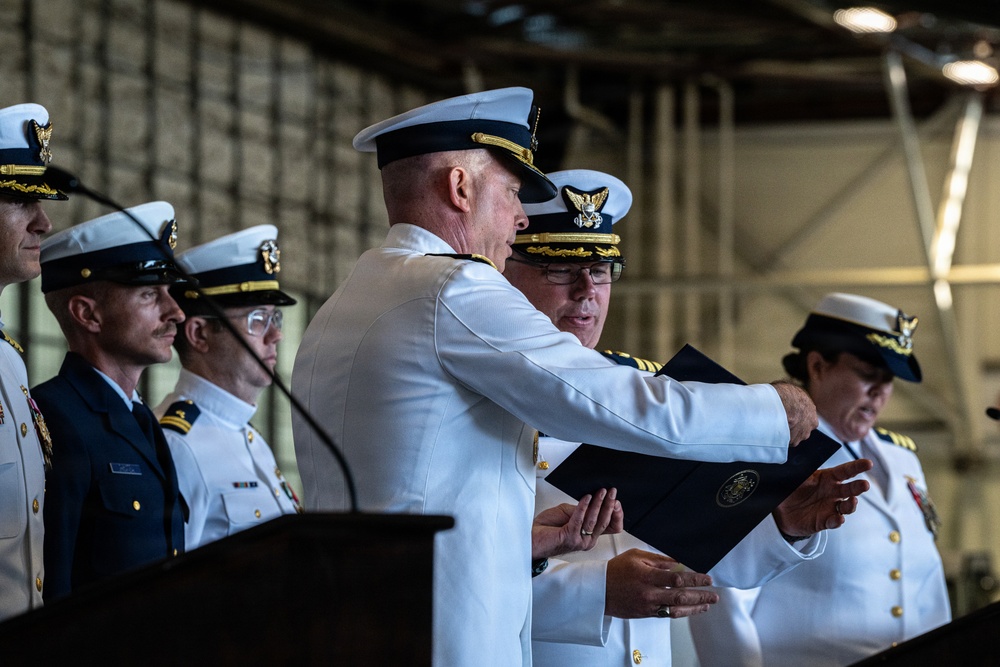 Coast Guard Air Station Kodiak holds change of command ceremony