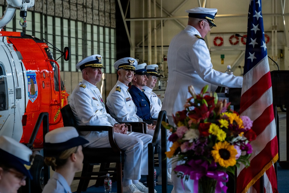 Coast Guard Air Station Kodiak holds change of command ceremony