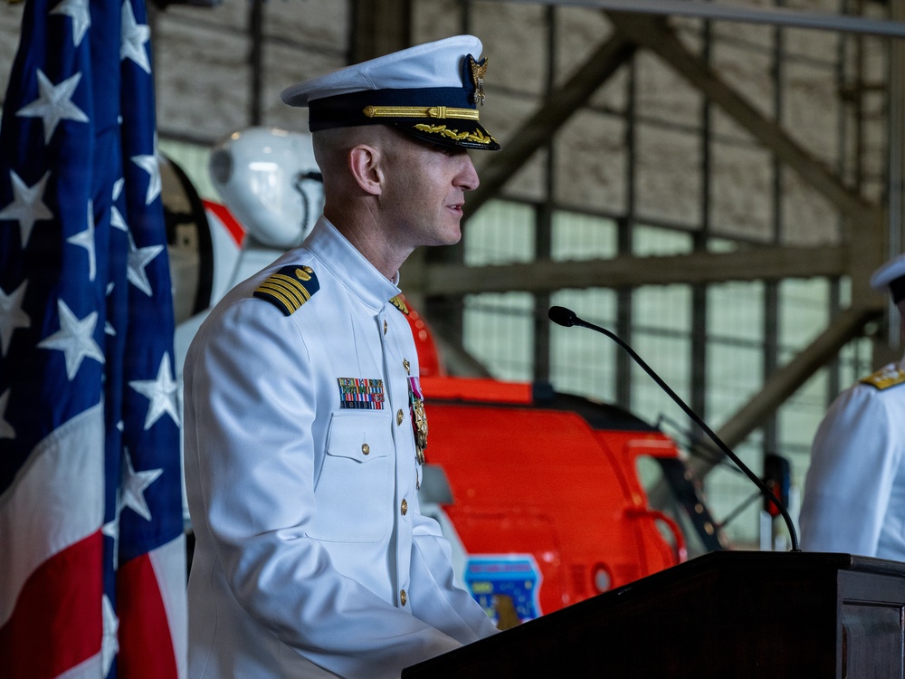 Coast Guard Air Station Kodiak holds change of command ceremony