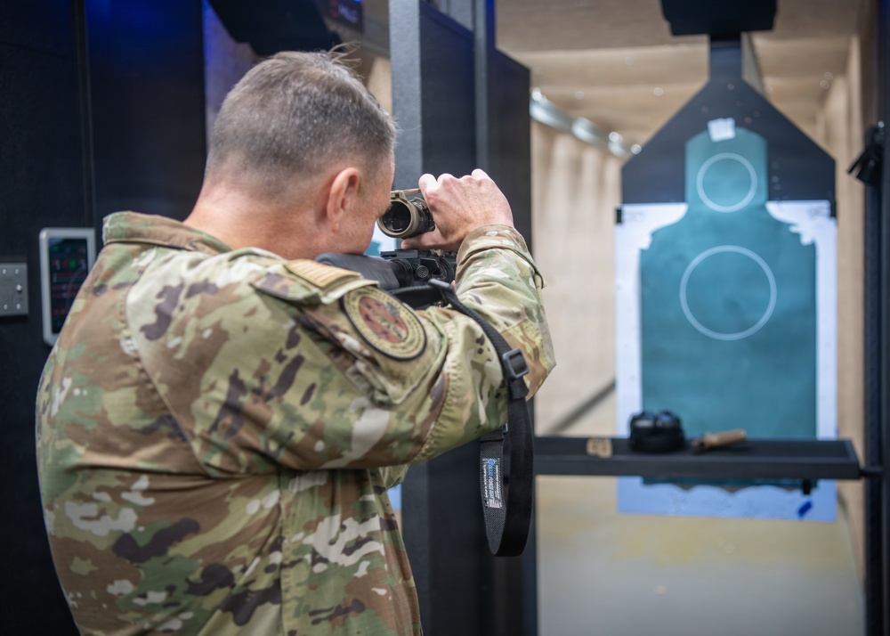 Air National Guard Command Chief Visits 138th Fighter Wing