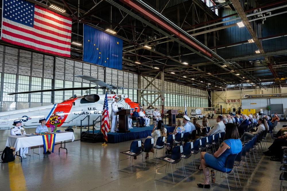 Coast Guard Air Station Kodiak holds change of command ceremony