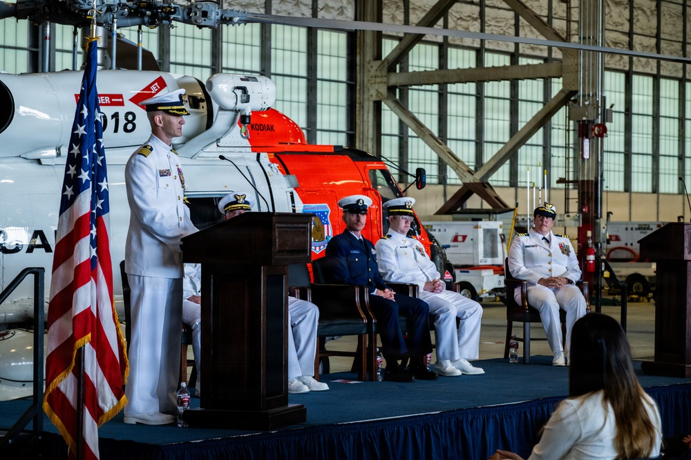 Coast Guard Air Station Kodiak holds change of command ceremony