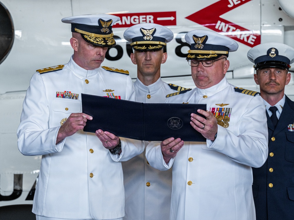 Coast Guard Air Station Kodiak holds change of command ceremony