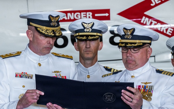 Coast Guard Air Station Kodiak holds change of command ceremony