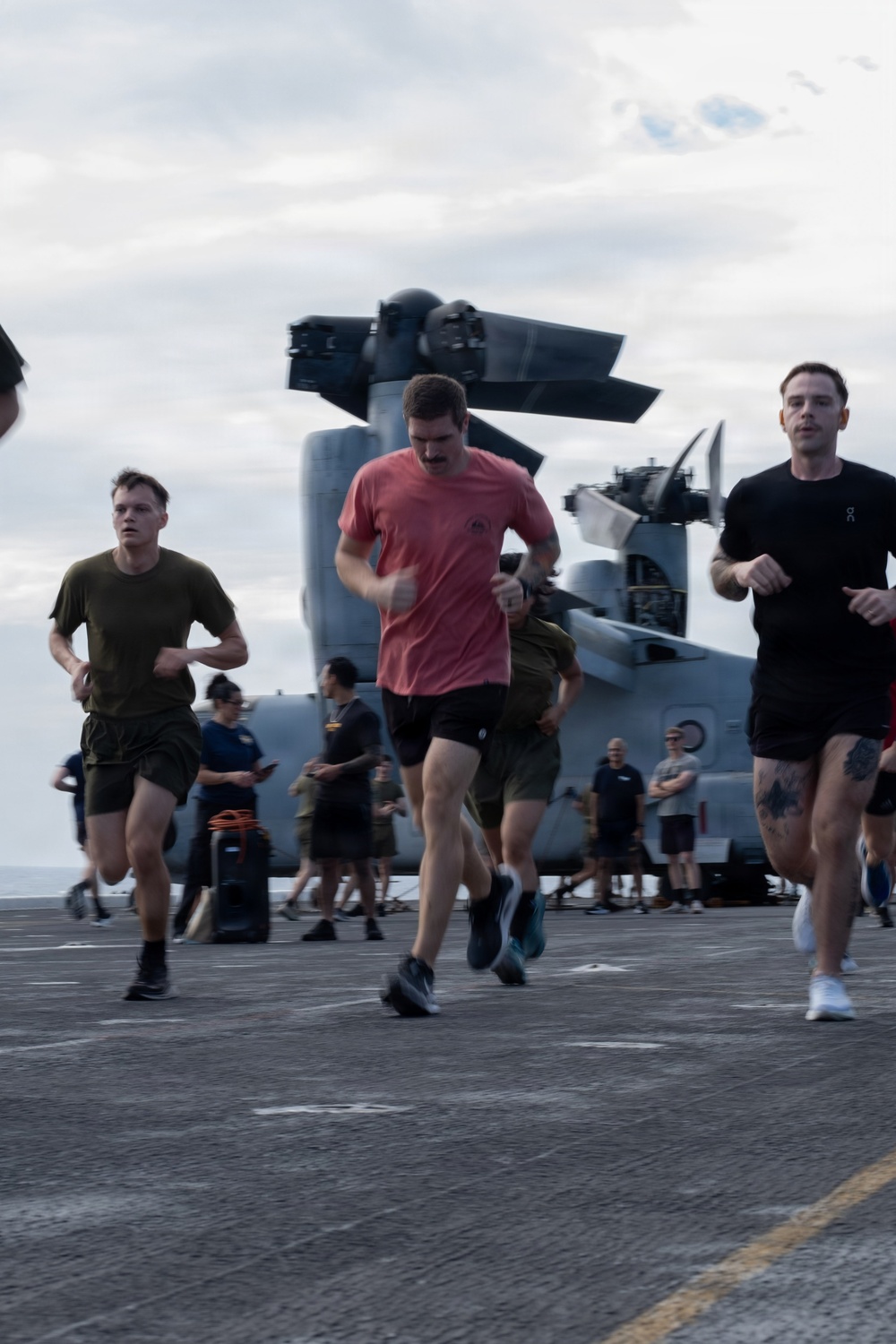 Sailors, Marines Aboard USS Boxer Celebrate Freedom 250