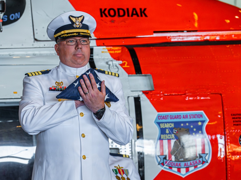 Coast Guard Air Station Kodiak holds change of command ceremony