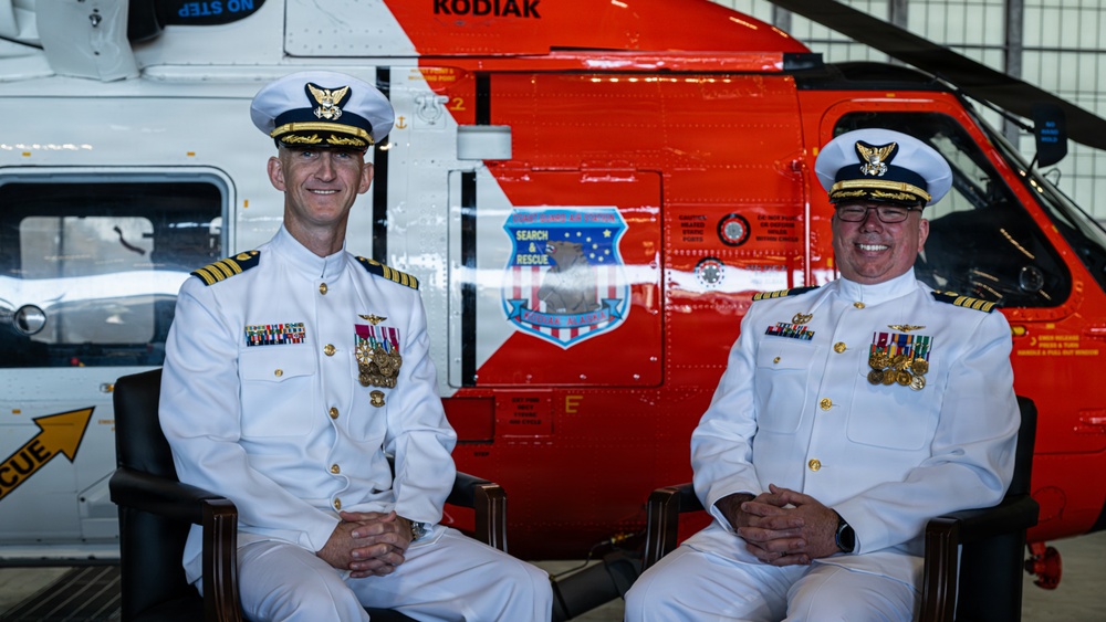 Coast Guard Air Station Kodiak holds change of command ceremony