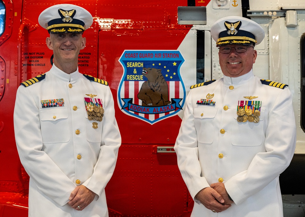 Coast Guard Air Station Kodiak holds change of command ceremony