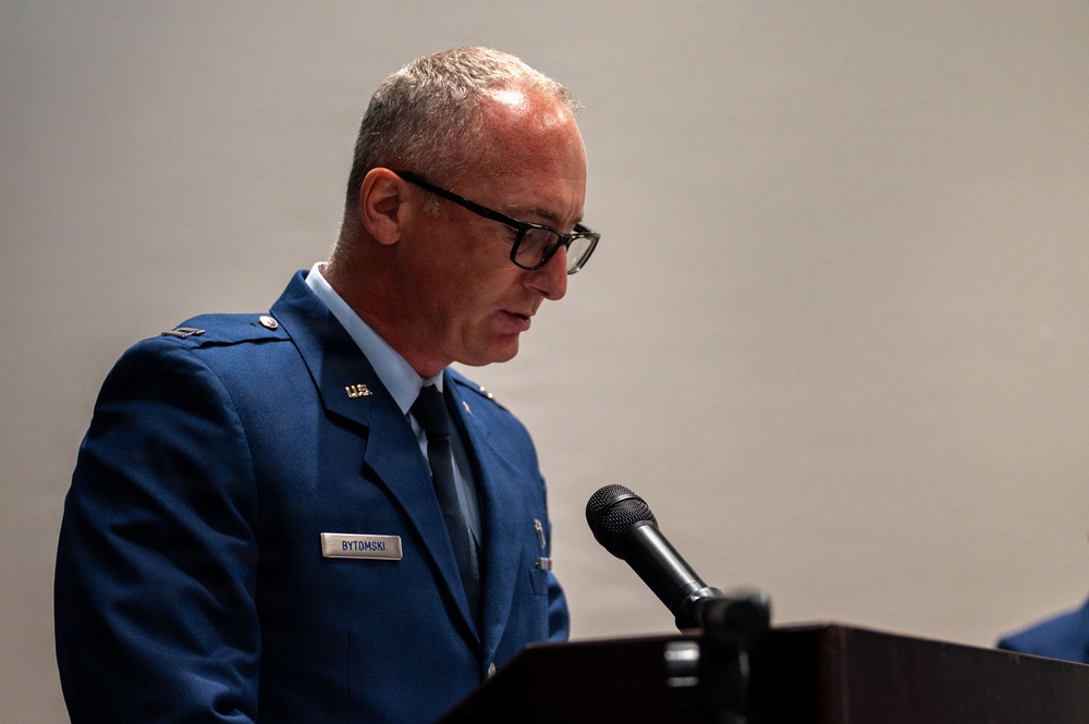 17th Communications Squadron change of command