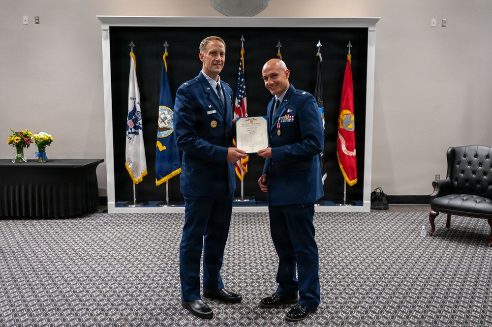 17th Communications Squadron change of command