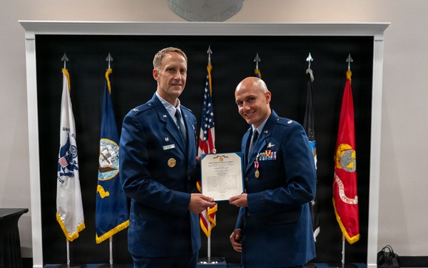 17th Communications Squadron change of command