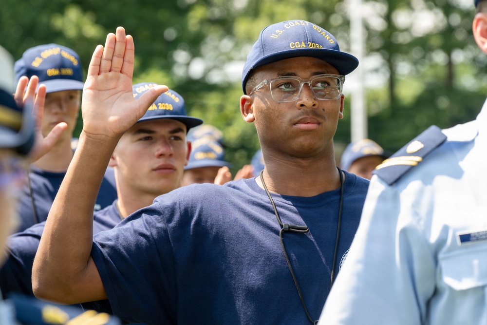 U.S. Coast Guard Academy Day One for Class of 2030